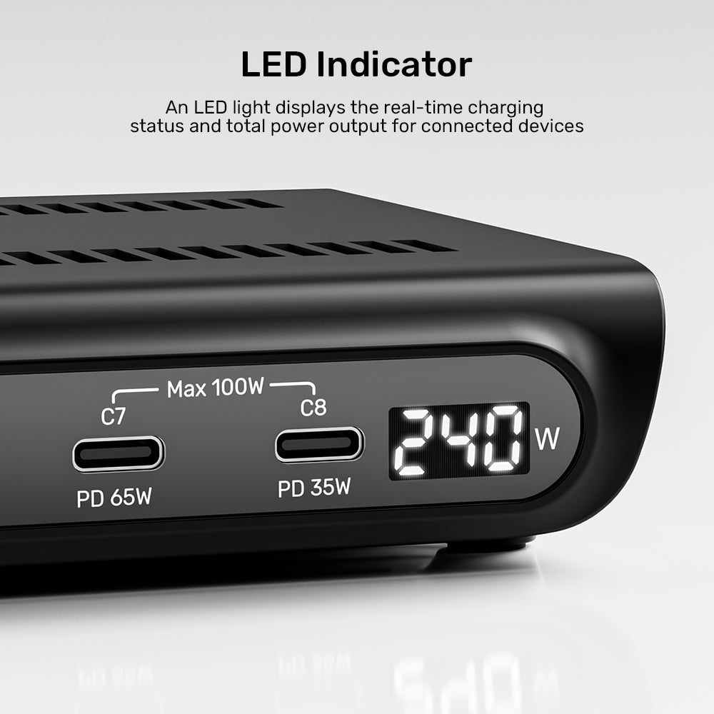 UNITEK 10-PORT USB STATION 8USB-C & 2USB-A (P1230C - image 10