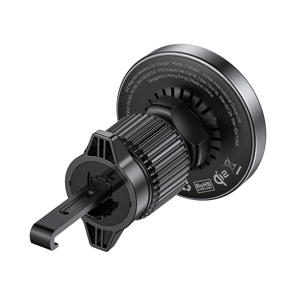 UNITEK QI2 MAGNETIC W/LESS CAR CHARGER (P1404A) - image 4