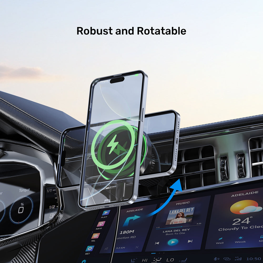 UNITEK QI2 MAGNETIC W/LESS CAR CHARGER (P1404A) - image 11