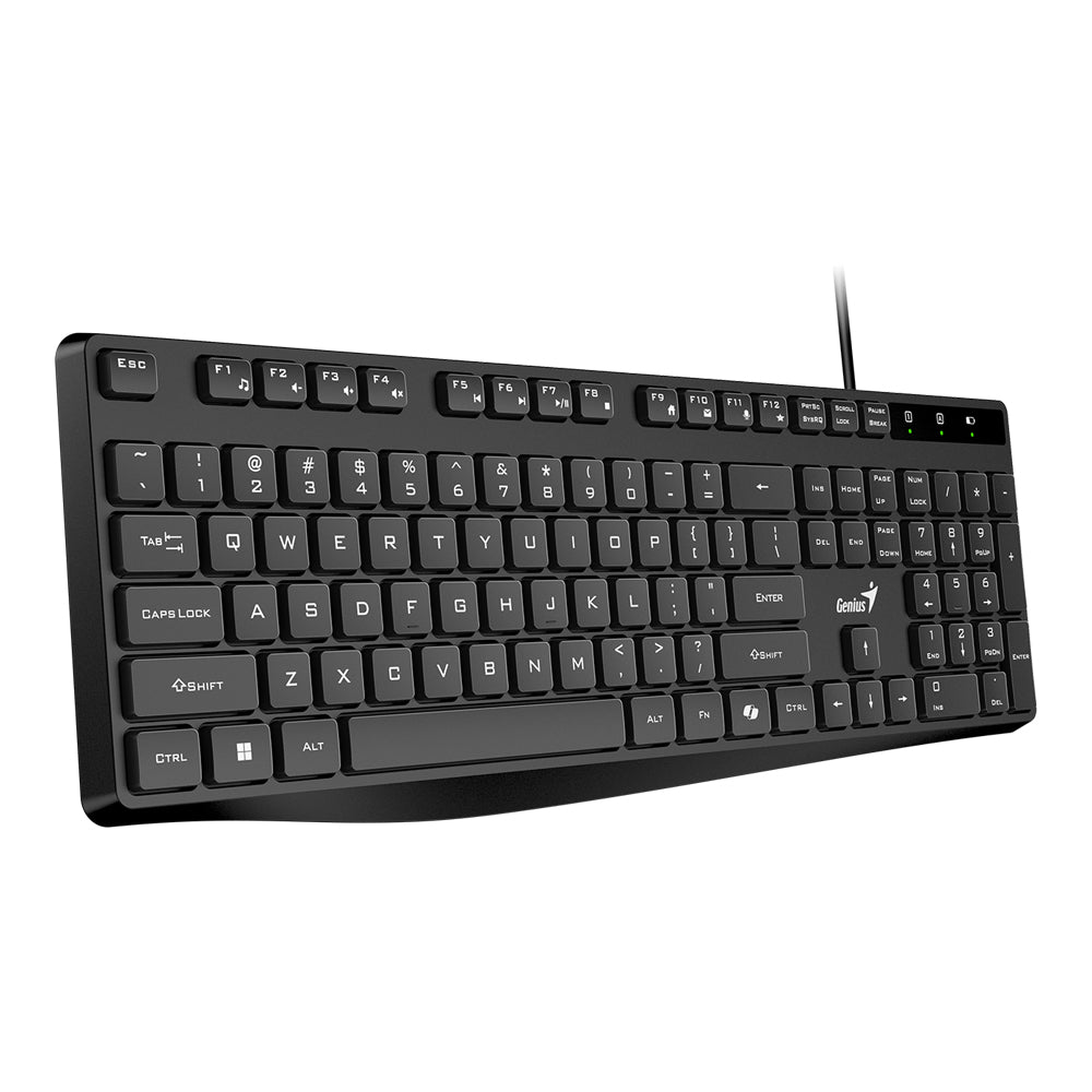 GENIUS WIRED USB COPILOT MULTI MEDIA SILENT KBD - image 3