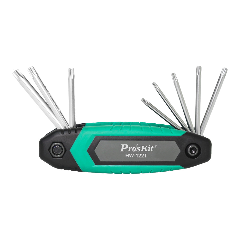 PROSKIT FOLDING TYPE 8-PIECE STAR KEY SET