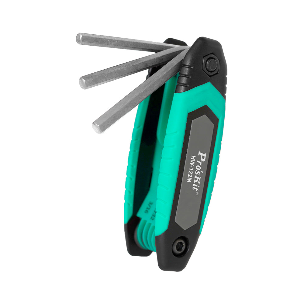 PROSKIT HW-122M FOLDING 8-PIECE METRIC HEX-KEY SET - image 2