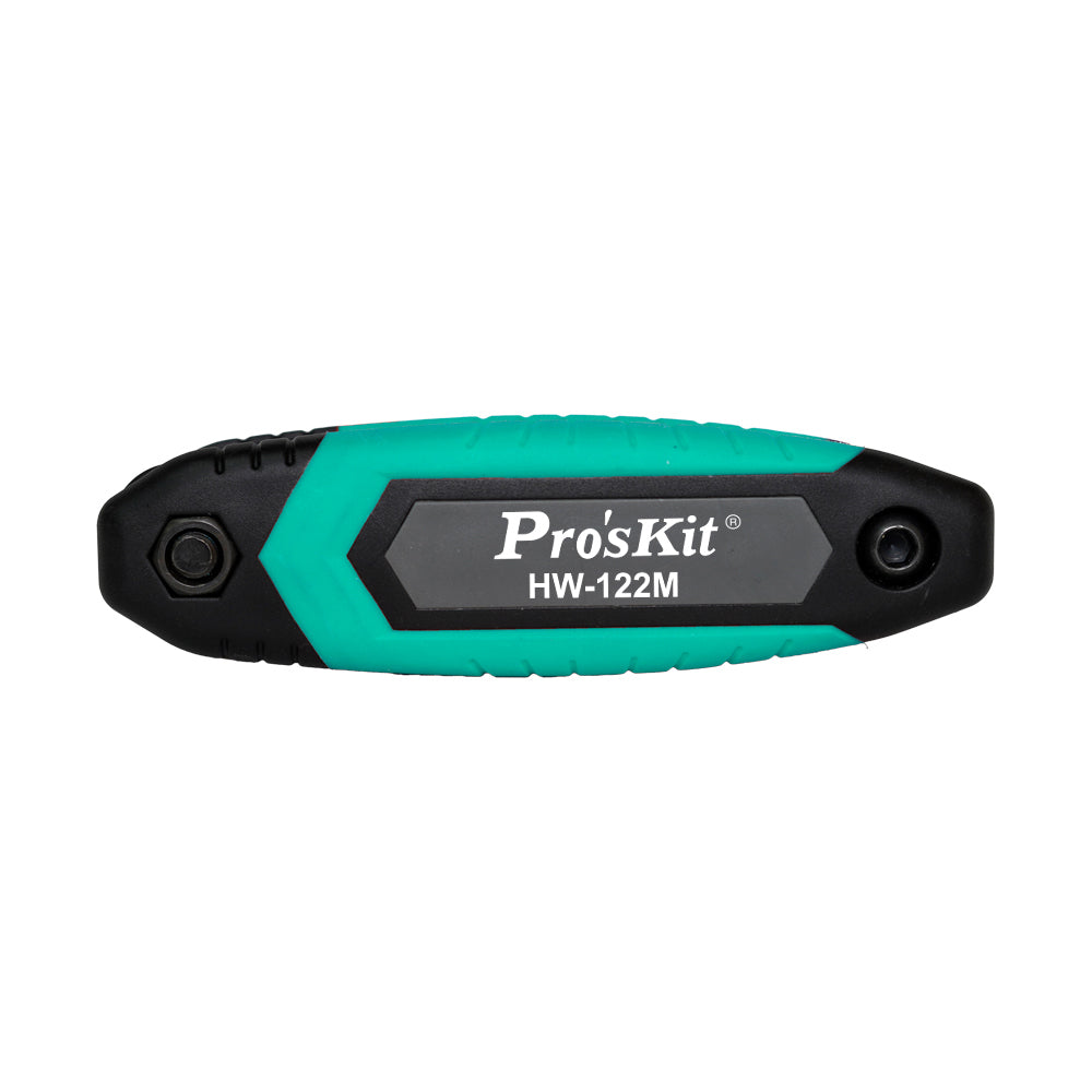PROSKIT HW-122M FOLDING 8-PIECE METRIC HEX-KEY SET - image 4