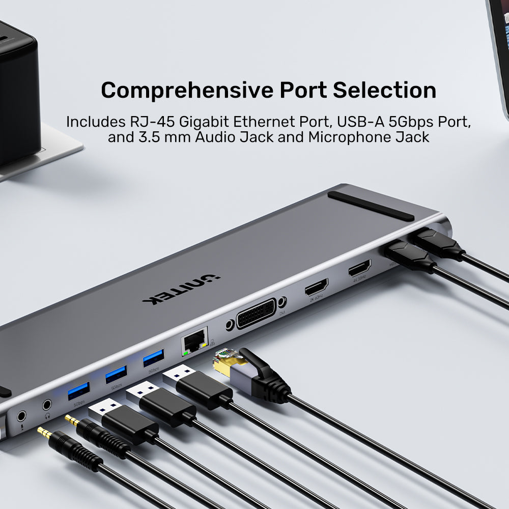 UNITEK USB-C 4K DS/TRIPLE DISPLAY&5GBPS(D1147AGY01 - image 10