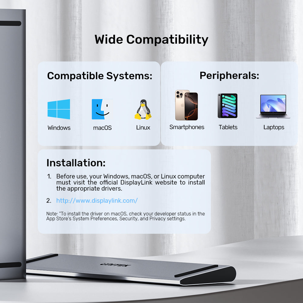 UNITEK USB-C 4K DS/TRIPLE DISPLAY&5GBPS(D1147AGY01 - image 13