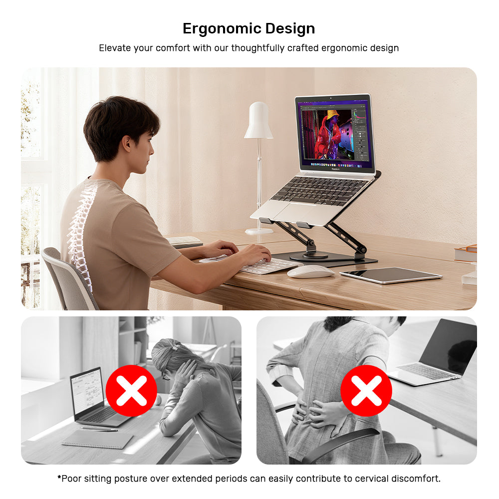 UNITEK OT1098A ADJUSTABLE LAPTOP STAND WITH DETACHABLE COOLING FAN - image 8