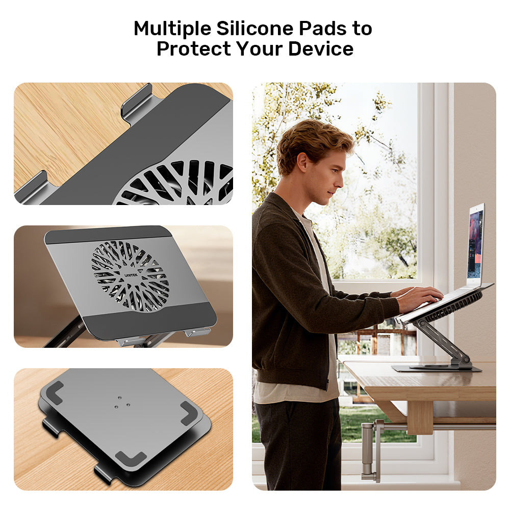 UNITEK OT1098A ADJUSTABLE LAPTOP STAND WITH DETACHABLE COOLING FAN - image 9