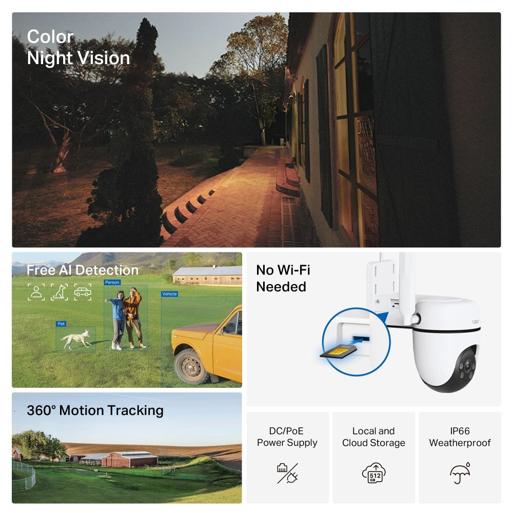 TP-LINK TAPO PAN TILT 1080P 4G LTE CAMERA - image 4