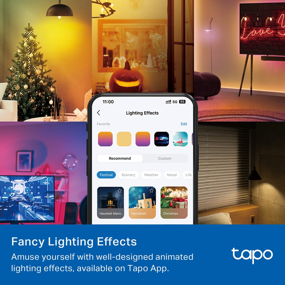 TP-LINK TAPO L430C E14 SMART WI-FI LIGHT BULB (1-PACK) - image 7
