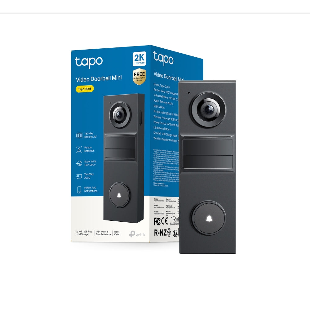 TP-LINK TAPO 2K WIRE FREE VIDEO DOORBELL - image 3