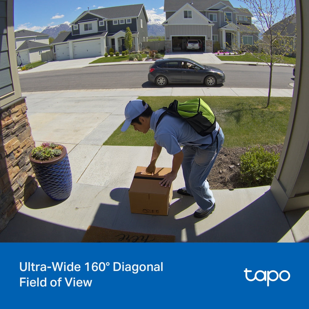 TP-LINK TAPO 2K WIRE FREE VIDEO DOORBELL - image 6