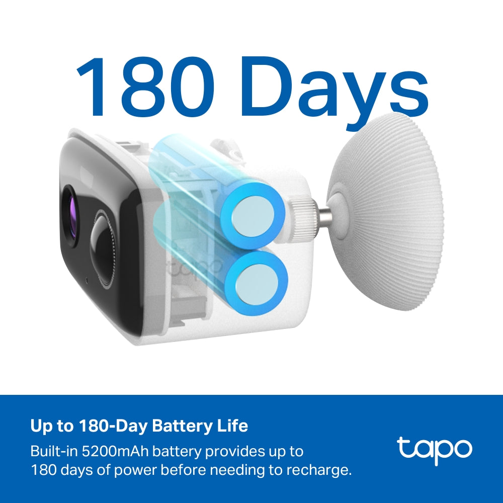 TP-LINK TAPO C400 2MP SMART WIRE-FREE OUTDOOR SECURITY CAMERA - image 5