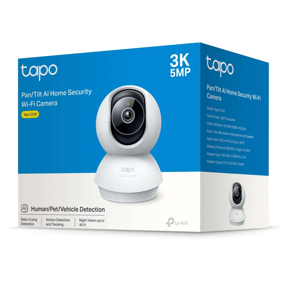 TP-LINK TAPO 3K 5MP PAN TILT WIFI - image 3