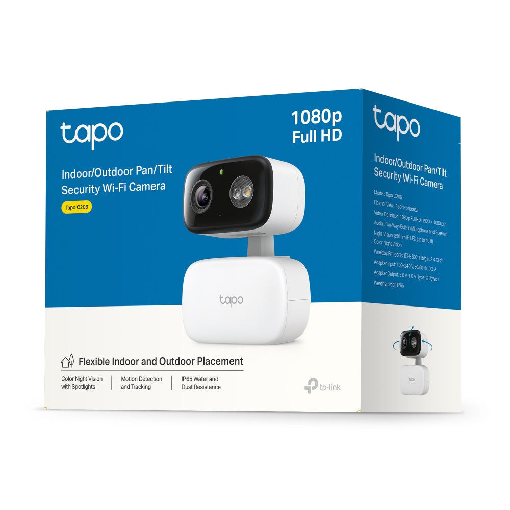 TP-LINK TAPO 1080P IN/OUT PAN TILT WIFI - image 4