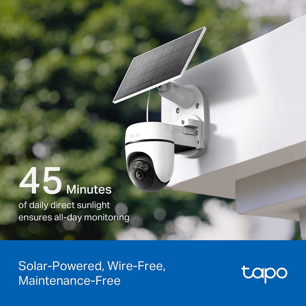 TP-LINK TAPO 2K 3MP SOLAR PAN TILT WIFI - image 7
