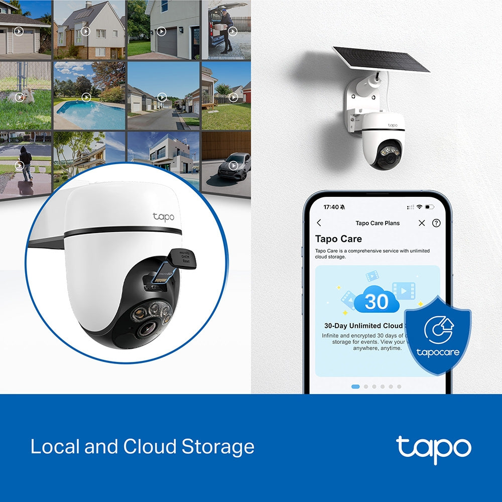 TP-LINK TAPO 2K 3MP SOLAR PAN TILT WIFI - image 12