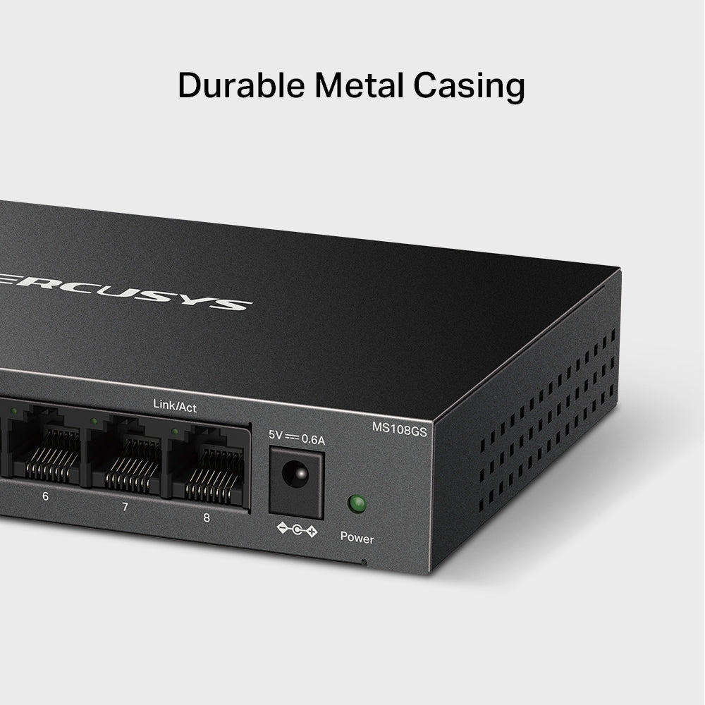 MERCUSYS 8PORT GIGABIT DESKTOP SWITCH - image 6
