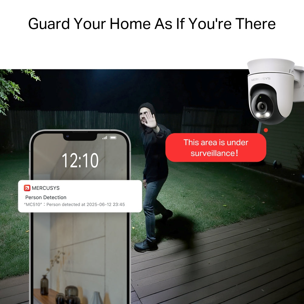 MERCUSYS 2K 3MP PAN TILT WIFI CAMERA - image 7