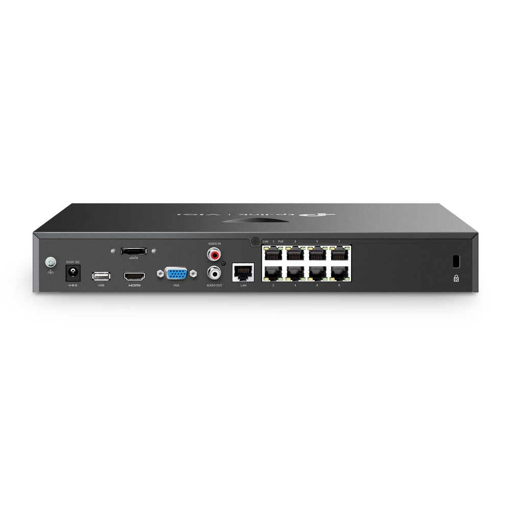 TP LINK VIGI NVR POE+ 93W 8CH 4K VGA/HDMI - image 3