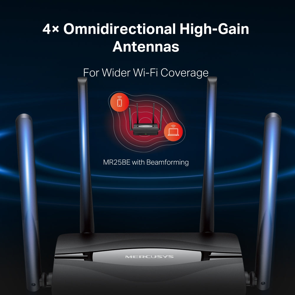 MERCUSYS BE3600 DUAL BAND WIFI7 1GB ROUTER - image 7