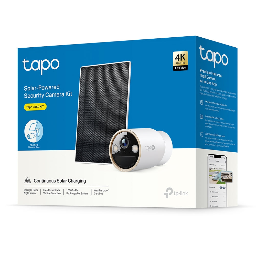 TP-LINK TAPO 4K 8MP CAMERA & SOLAR PANEL - image 10
