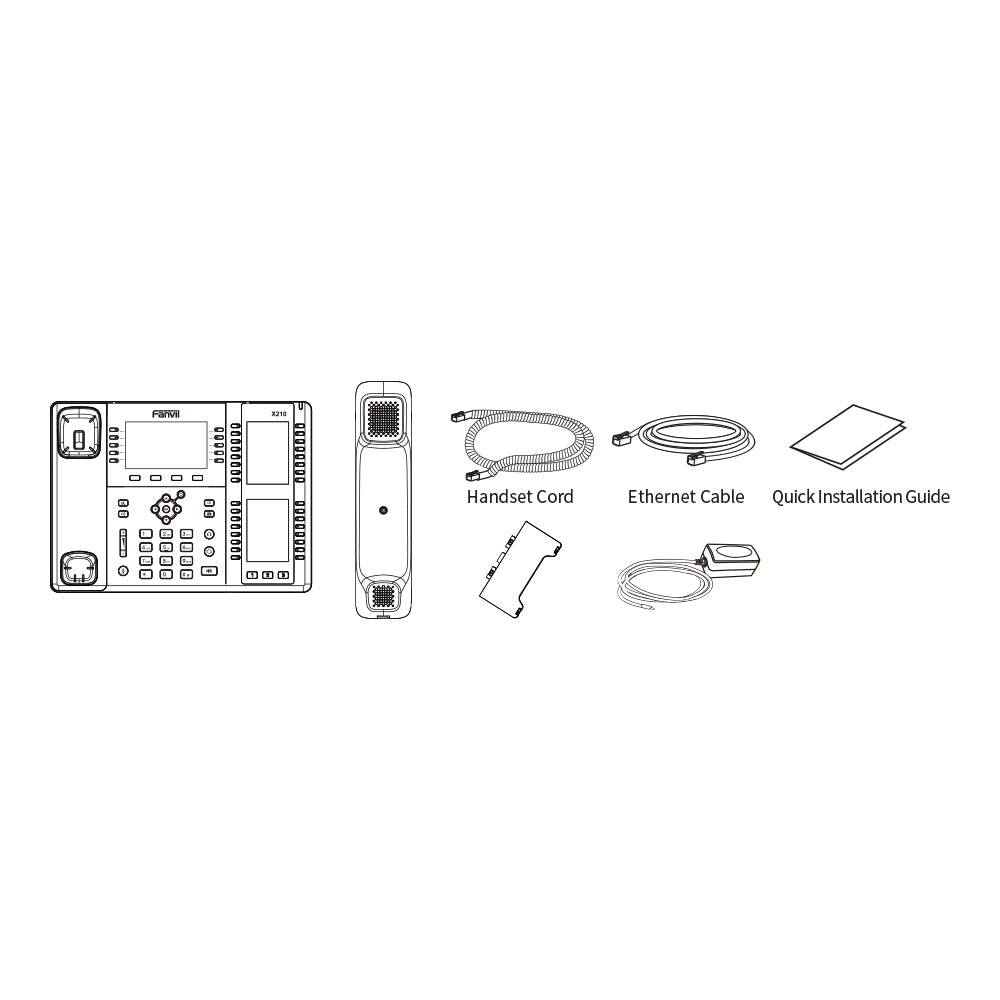 FANVIL X210 HIGH-END ENTERPRISE IP PHONE 106 DSS - image 6
