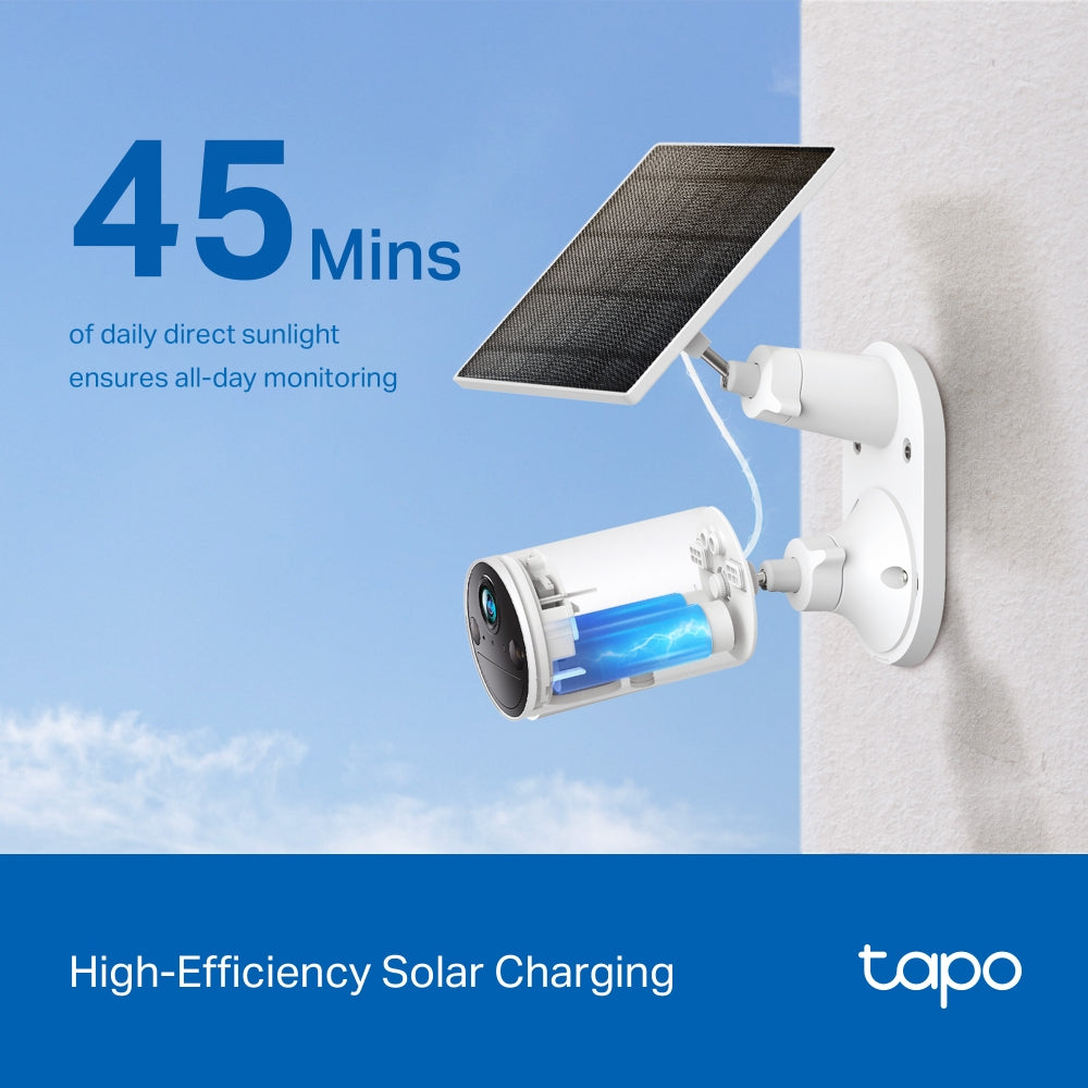 TP-LINK TAPO A201 2.5W SOLAR PANEL FOR COMPATIBLE TAPO BATTERY CAMERAS - image 8