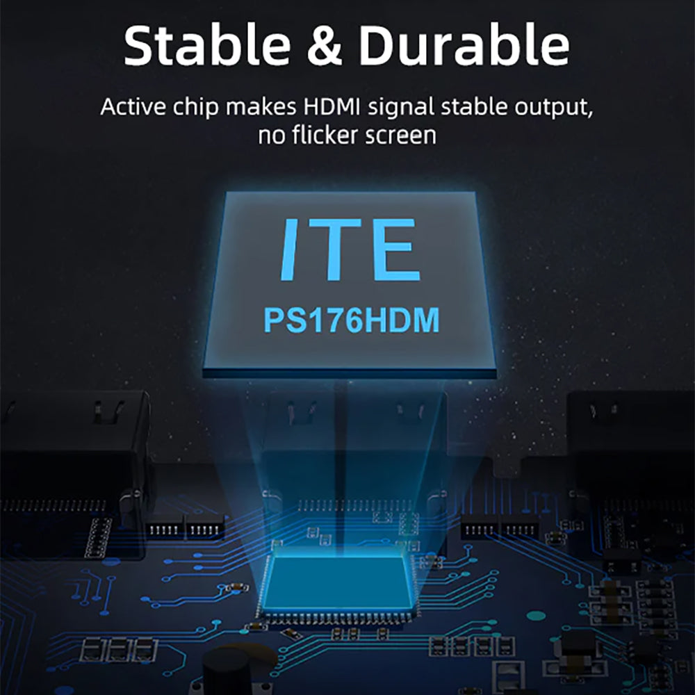 CABLETIME CP10B 20CM 4K @60HZ USB TYPE-C TO HDMI ADAPTER (CT-C160-PU31-CMHDFN1) - image 3
