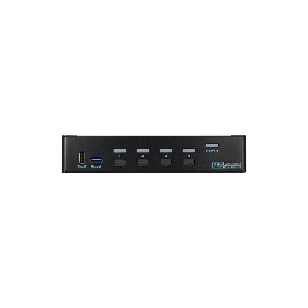 REXTRON MAAG-G314 4-PORT 4K @60HZ HDMI 2.0 USB3.2 GEN1 KVM SWITCH - image 3