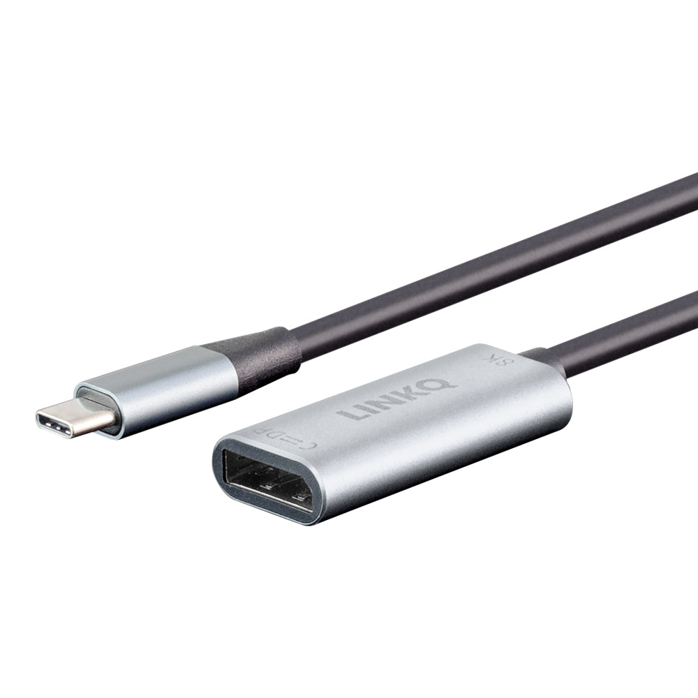 LINKQNET 0.2M TYPE-C - DP FEMALE 8K BI-DIRECTIONAL
