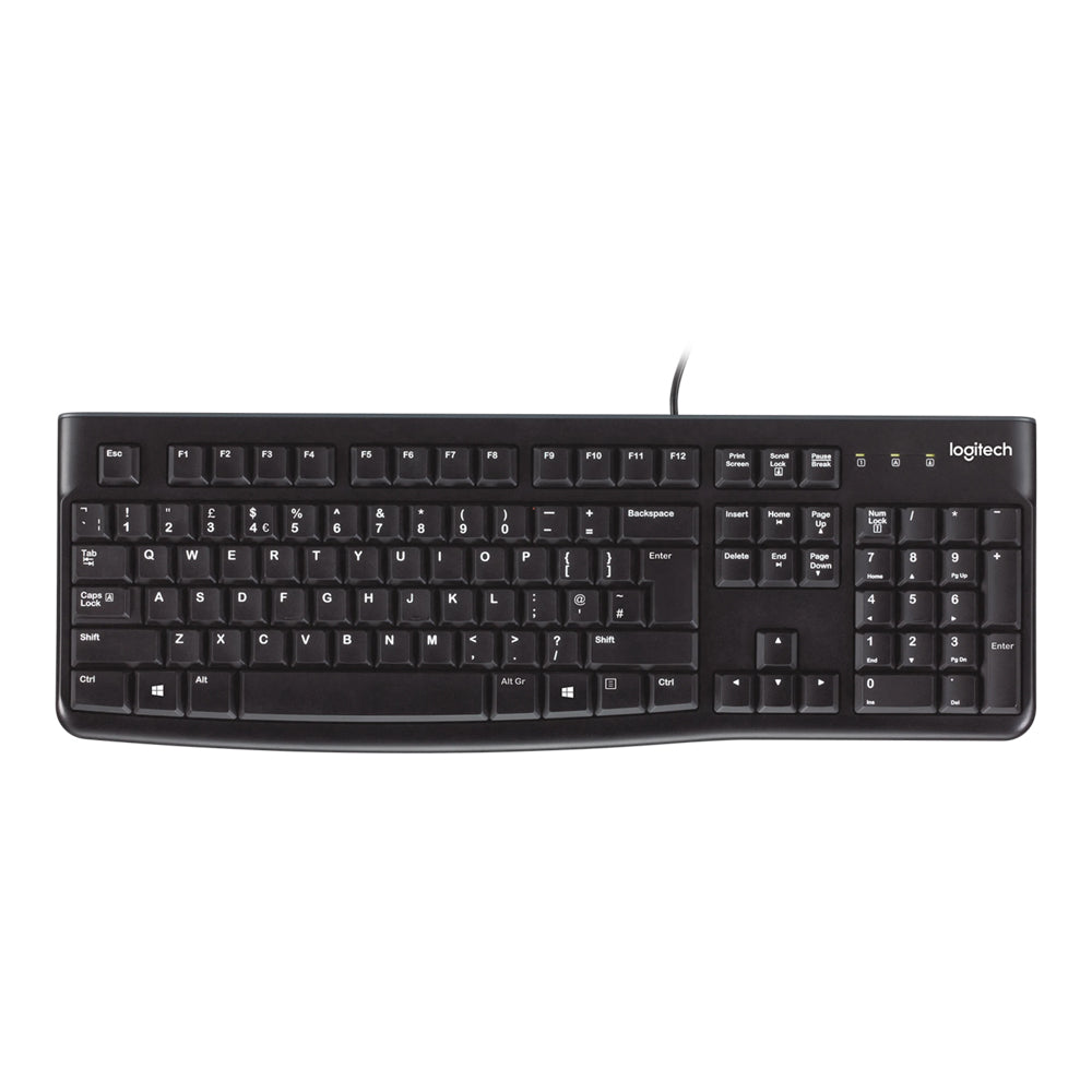 LOGITECH K120 WIRED KEYBOARD USB BLACK