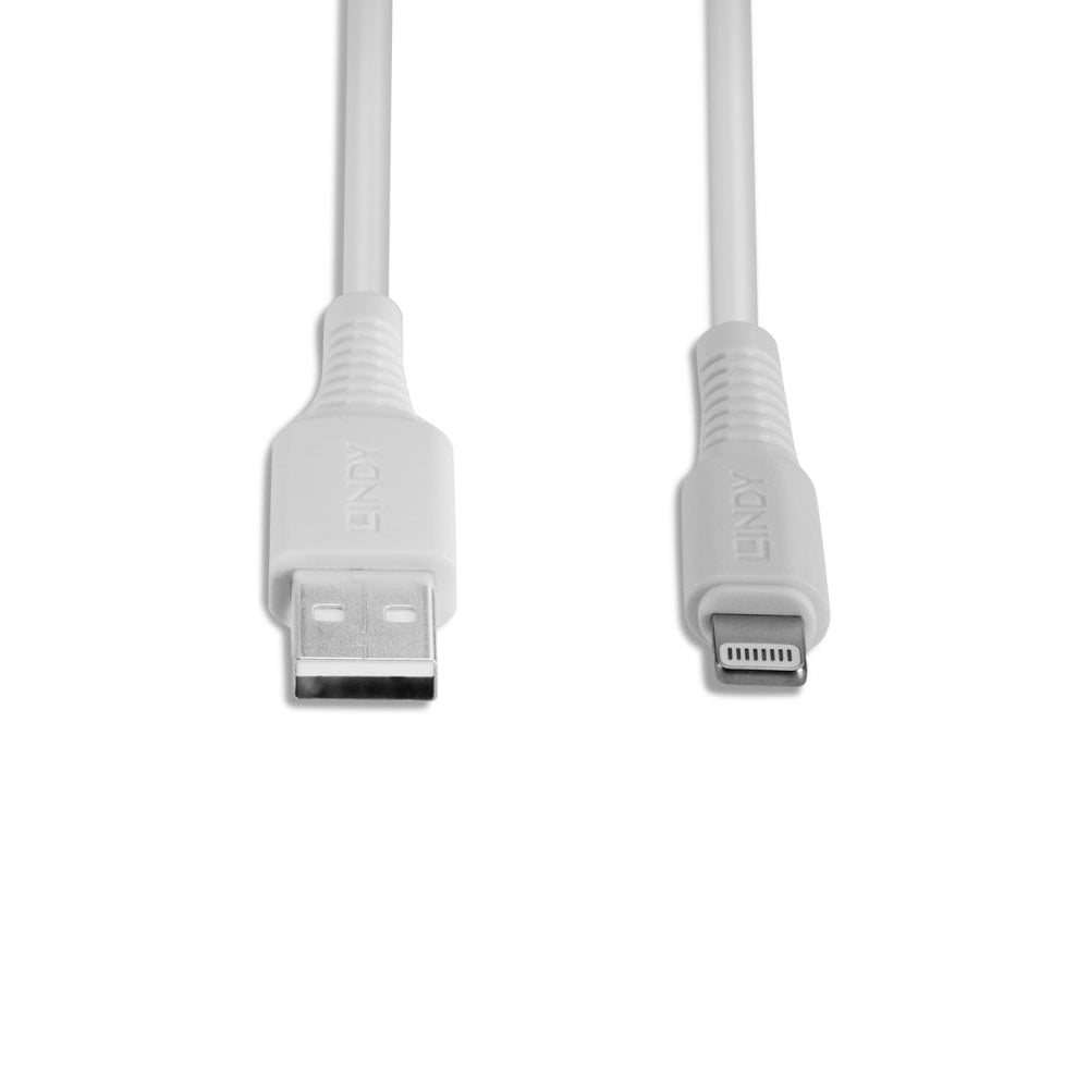 LINDY 3M USB2.0 TYPE-A TO MFI LIGHTNING CABLE - WHITE (31328) - image 3