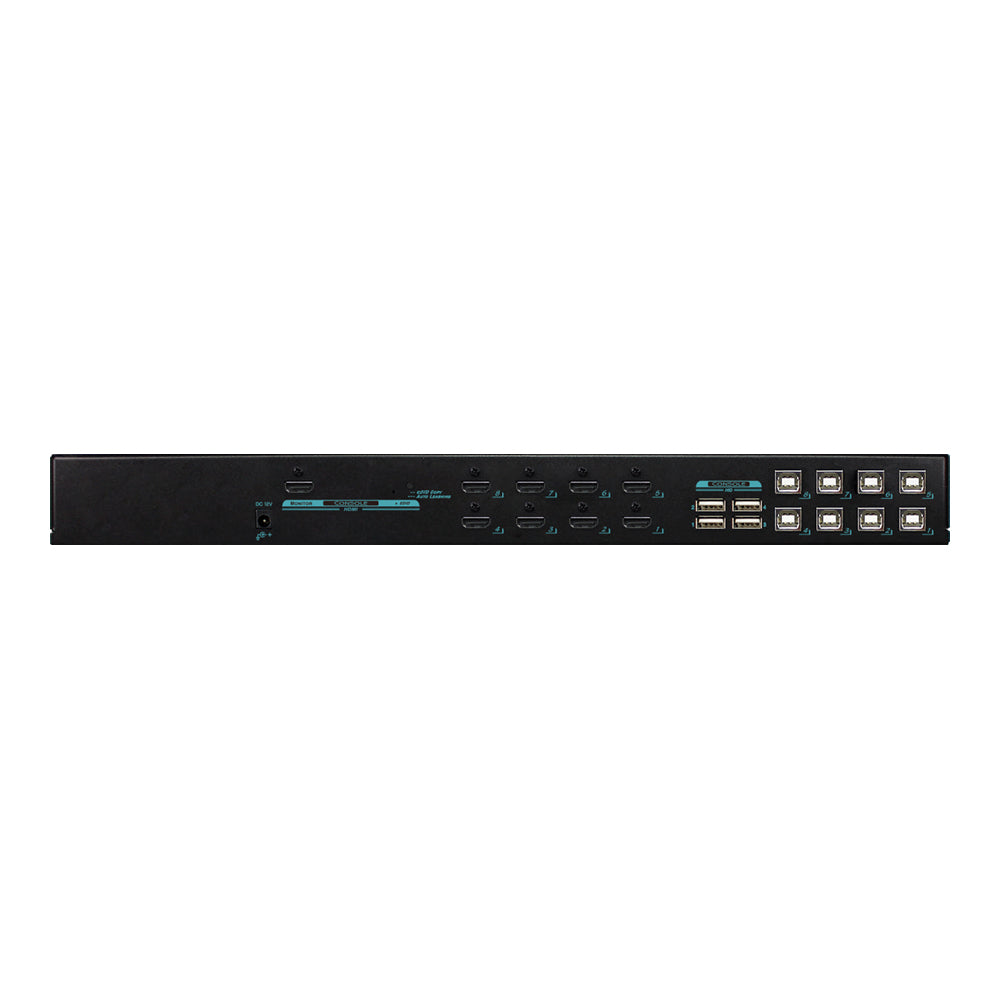 REXTRON KNVM-08A2 8-PORT 4K @30HZ HDMI KVM SWITCH WITH MOUSE CONTROL AND BROADCAST MODE - image 3