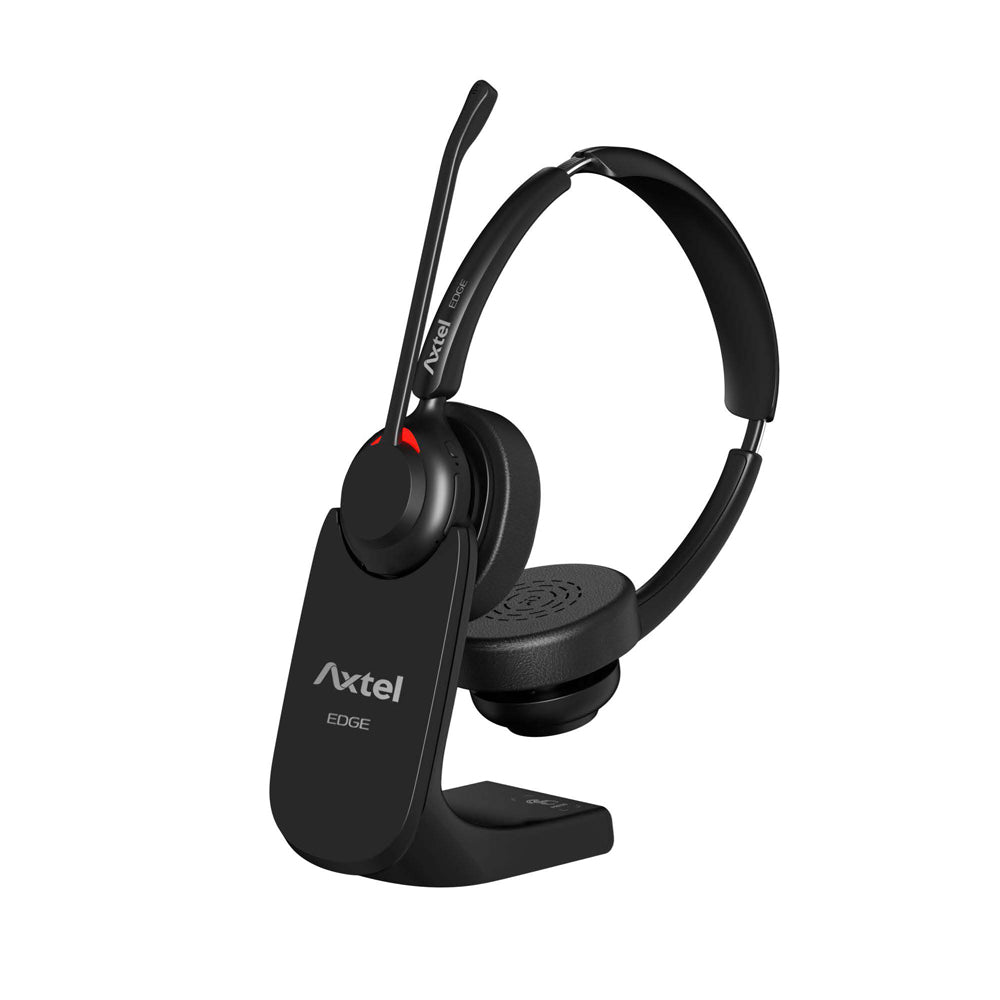 AXTEL AXH-EDGEBTD-CB EDGE BT STEREO BLUETOOTH HEADSET WITH CHARGING BASE