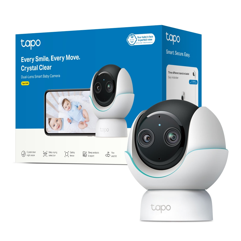 TP-LINK TAPO C840 2K PLUS 1080P DUAL-LENS SMART BABY CAMERA WITH NIGHT LIGHT - image 4