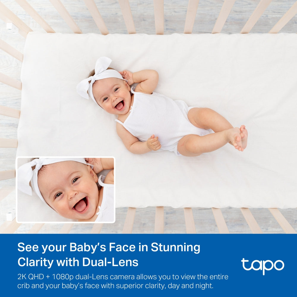 TP-LINK TAPO C840 2K PLUS 1080P DUAL-LENS SMART BABY CAMERA WITH NIGHT LIGHT - image 6