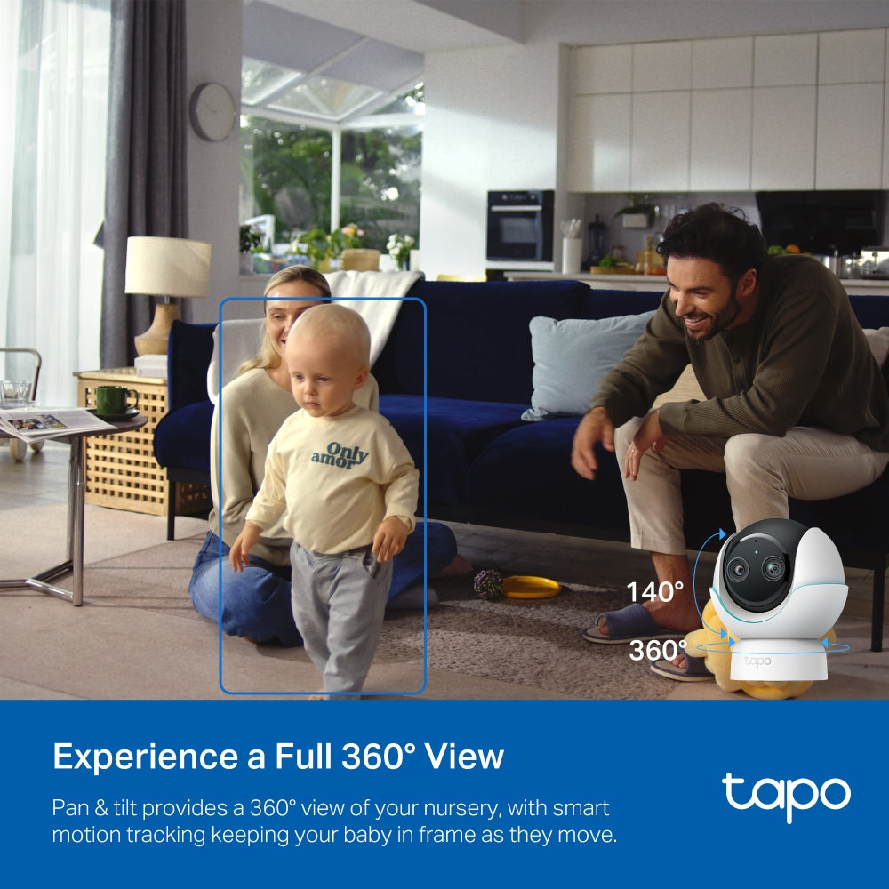 TP-LINK TAPO C840 2K PLUS 1080P DUAL-LENS SMART BABY CAMERA WITH NIGHT LIGHT - image 7