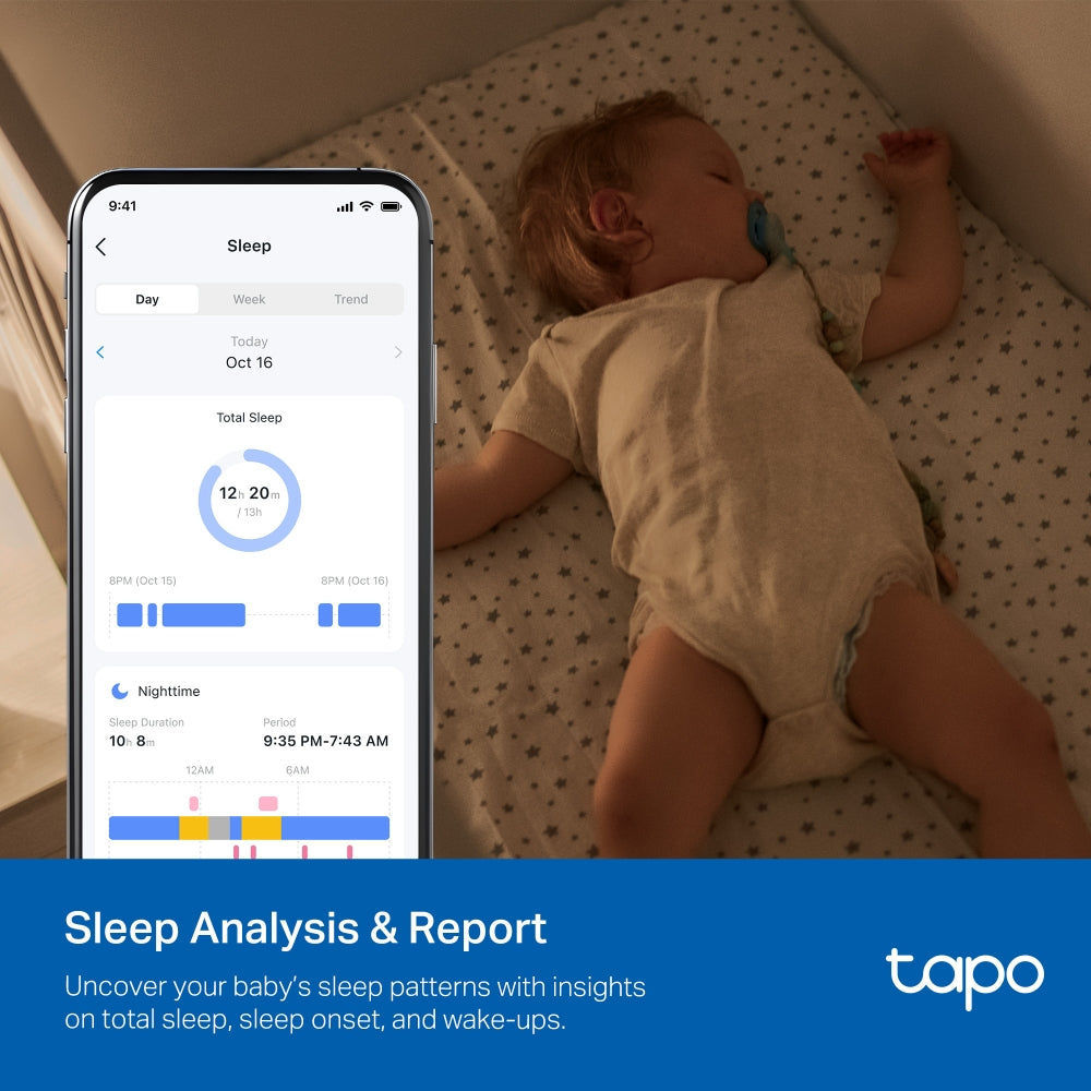 TP-LINK TAPO C840 2K PLUS 1080P DUAL-LENS SMART BABY CAMERA WITH NIGHT LIGHT - image 13