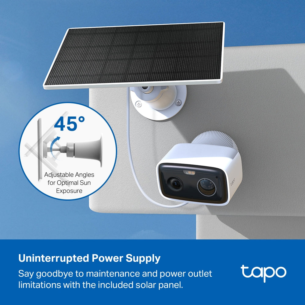 TP-LINK TAPO C400 KIT 1080P SOLAR-POWERED WI-FI SECURITY CAMERA KIT - image 4