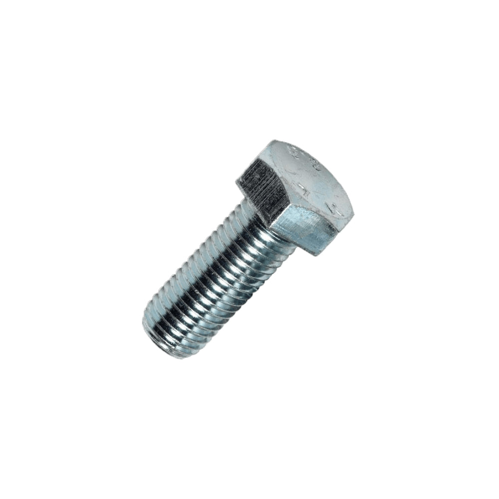 M10 × 25MM GALVANISED MILD STEEL HEX BOLT