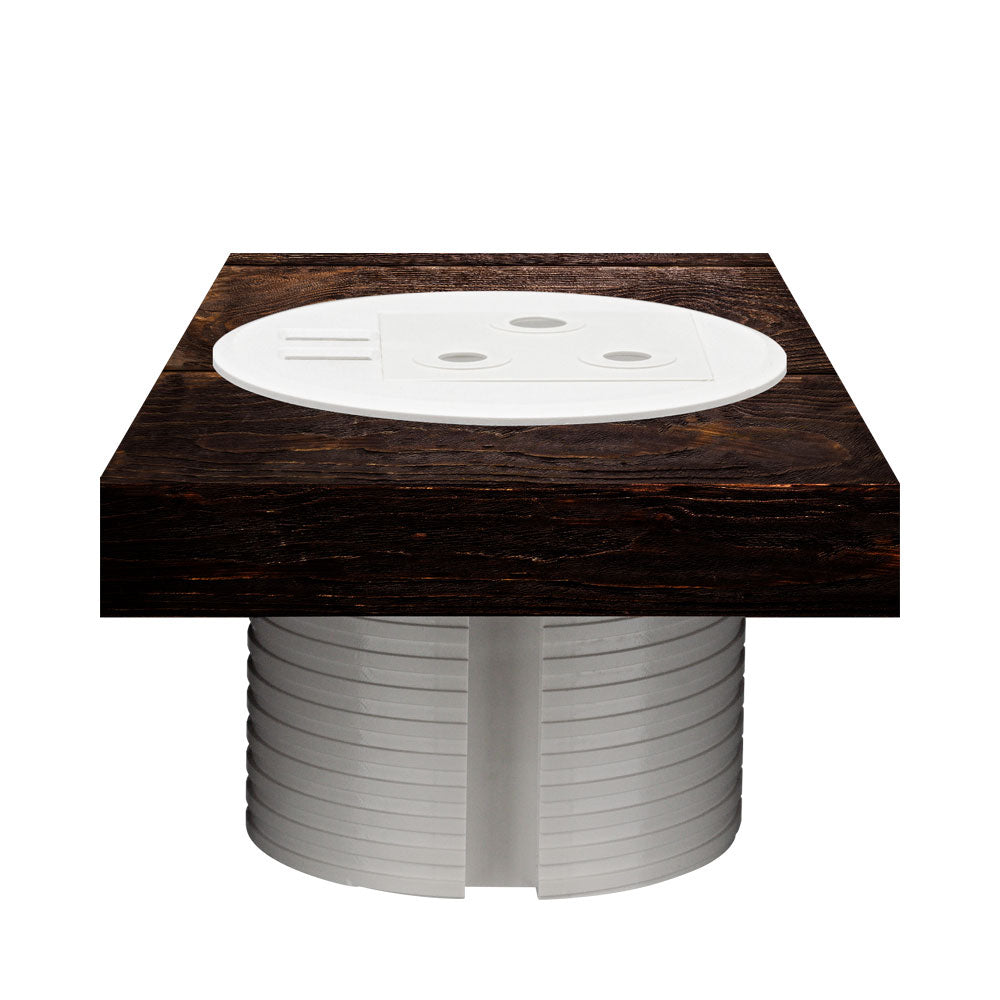 LINKQNET 80MM POWER DESKTOP GROMMET - WHITE - image 2