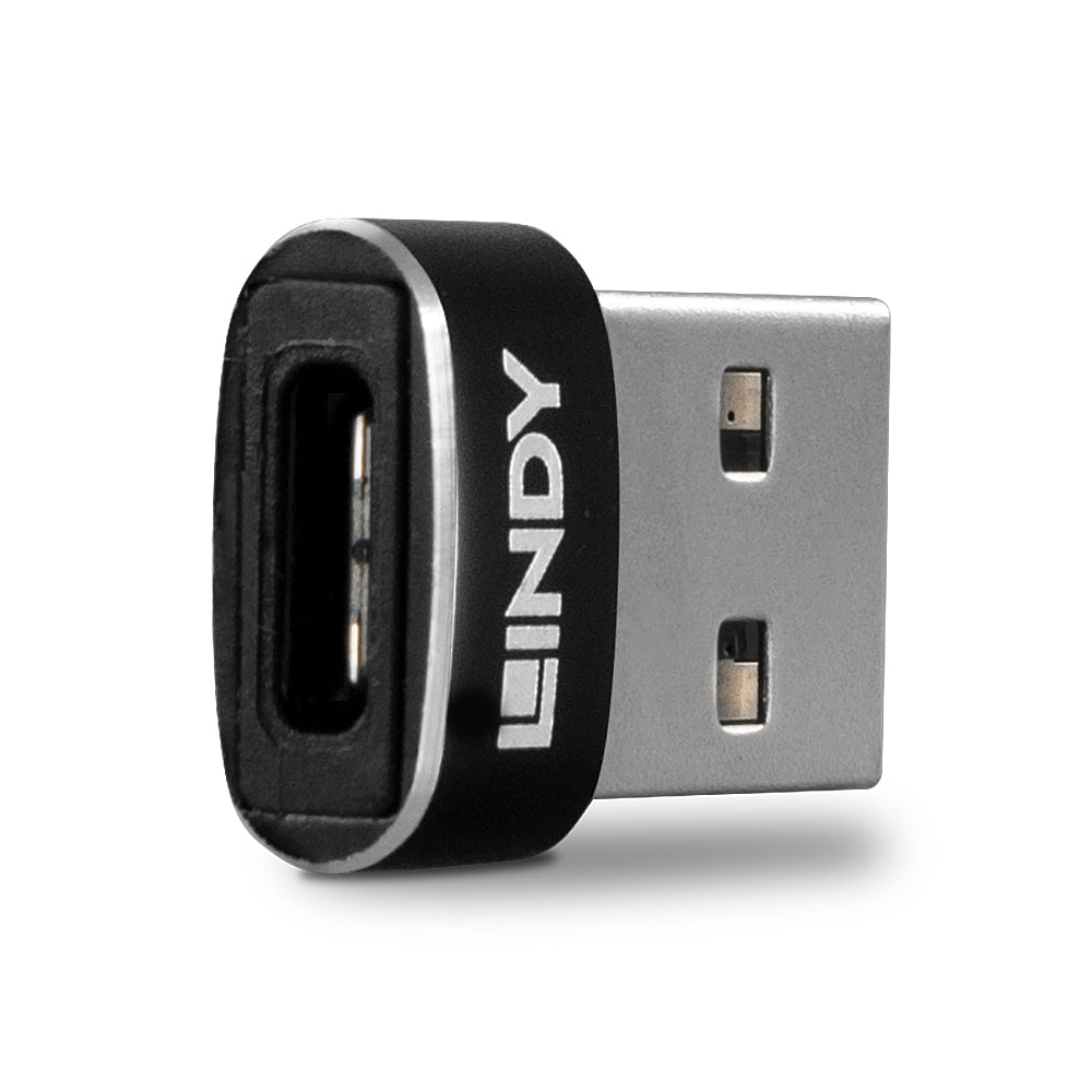 LINDY USB2.0 LOW PROFILE TYPE-A TO TYPE-C ADAPTER (41884) - image 2