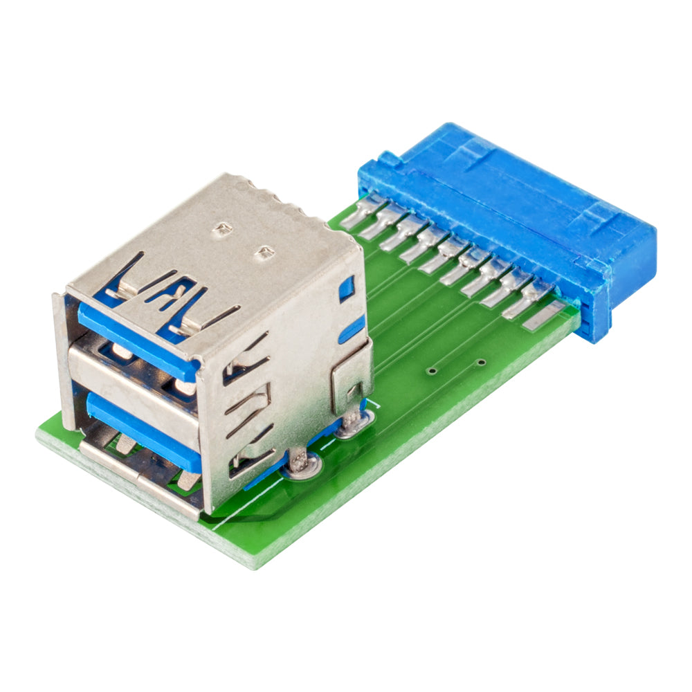 LINKQNET 19-PIN USB3.0 TO 2-PORT TYPE-A ADAPTER
