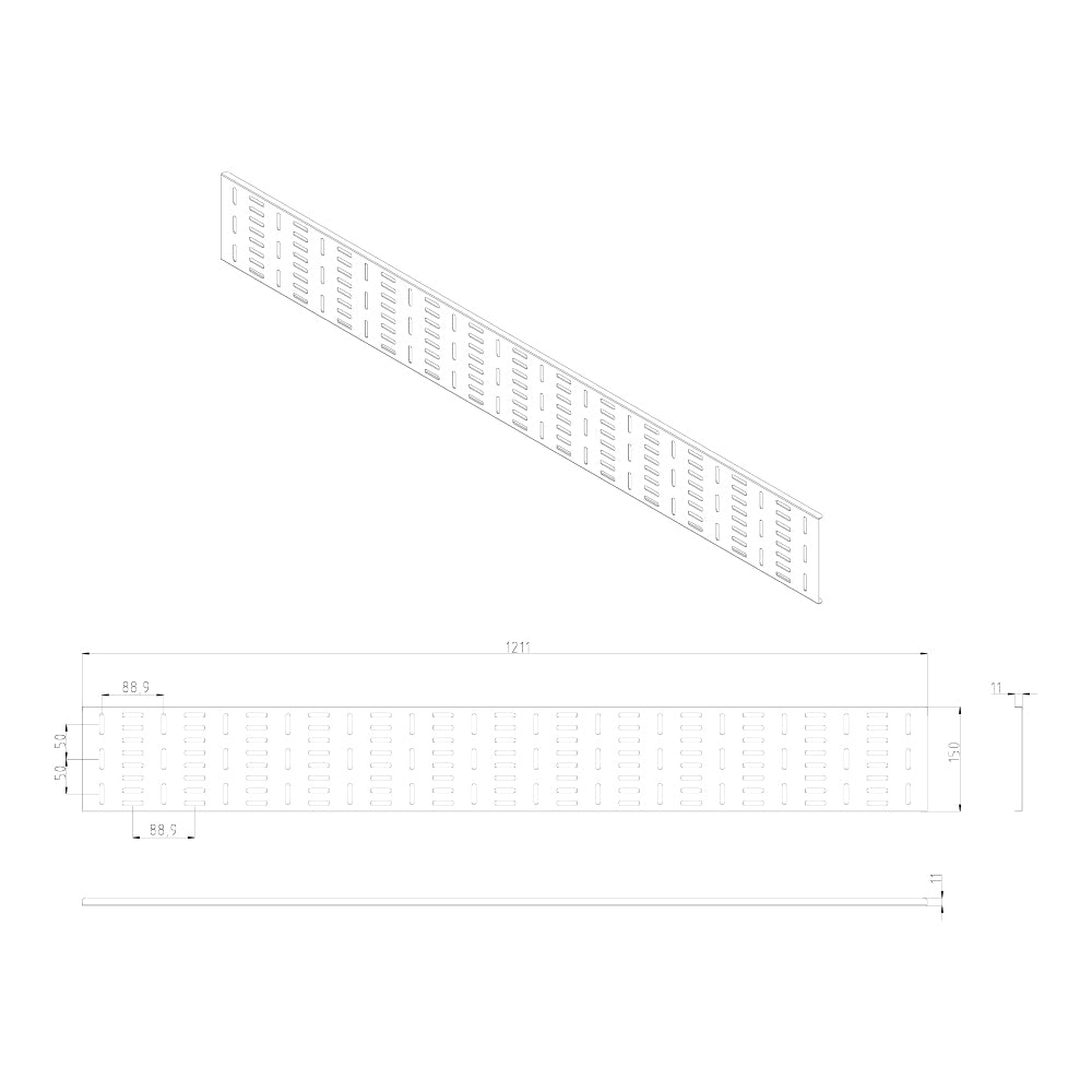 LINKQNET 27U 150MM CABLE TRAY - image 2