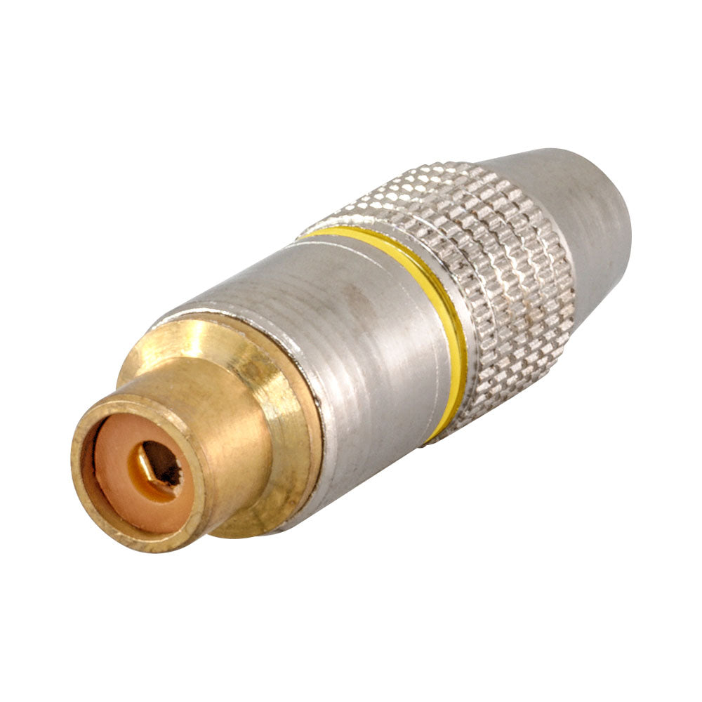 LINKQNET RCA FEMALE METAL CONNECTOR - YELLOW