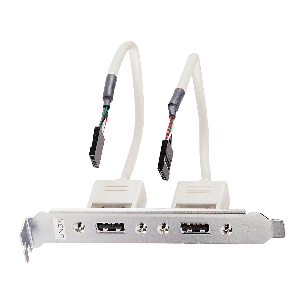 LINDY 2-PORT USB2.0 PC BACK PLATE (33147)