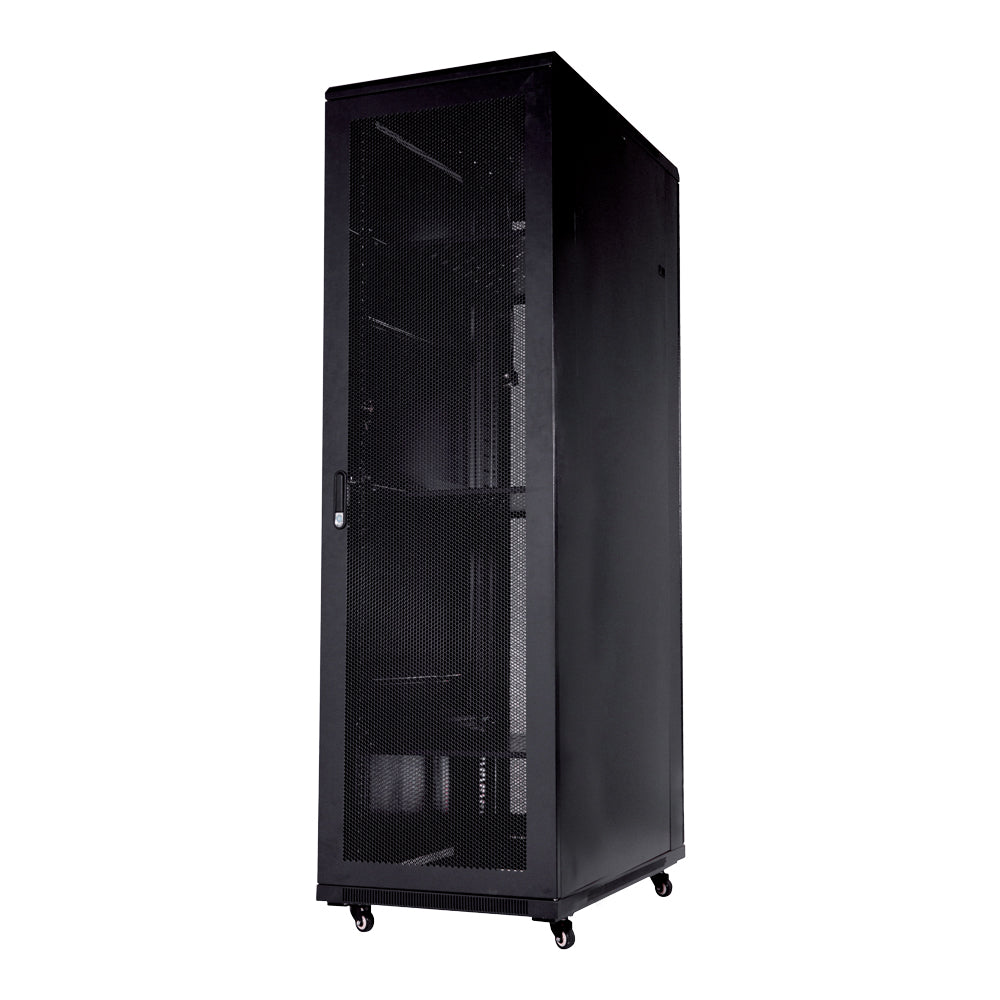 LINKQNET 42U 800 × 1000MM CABINET WITH MESH DOOR