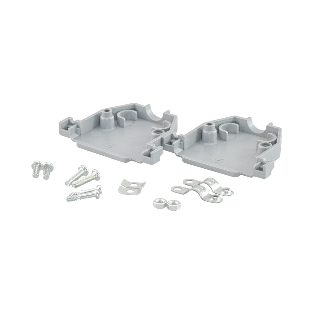 LINKQNET DB25 PLASTIC HOOD - GREY - image 2