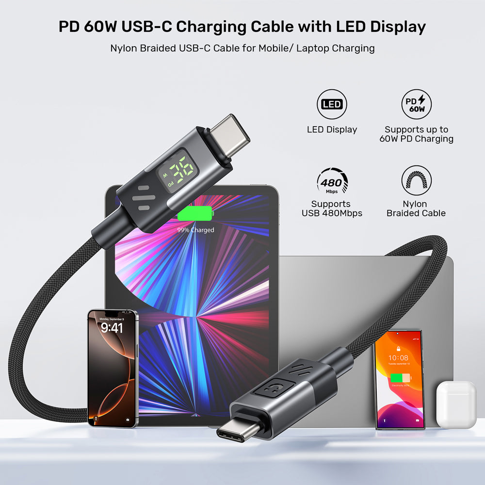 UNITEK 1M USB2.0 60W CM/CM BLK(C14158ABK01) - image 5