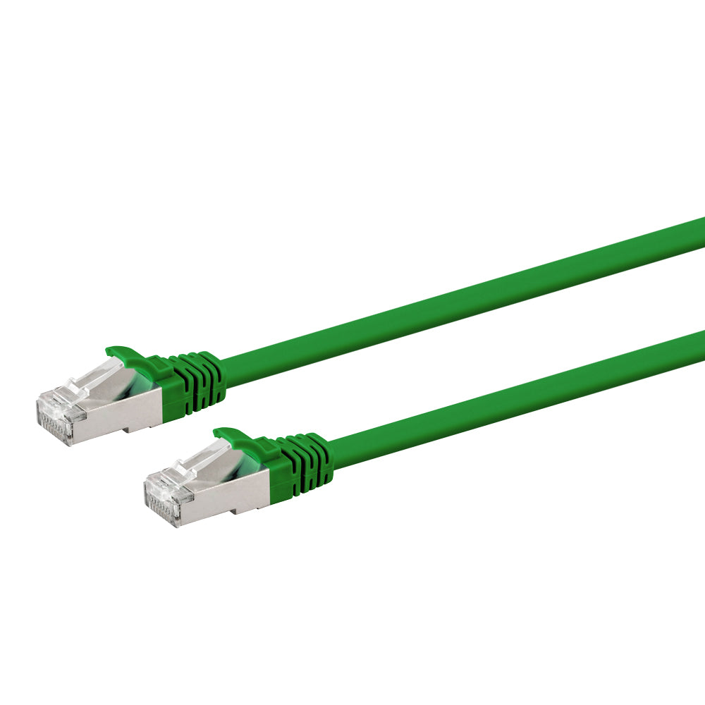 LINKQNET 1M CAT6A SHIELDED LSZH NETWORK CABLE - GREEN